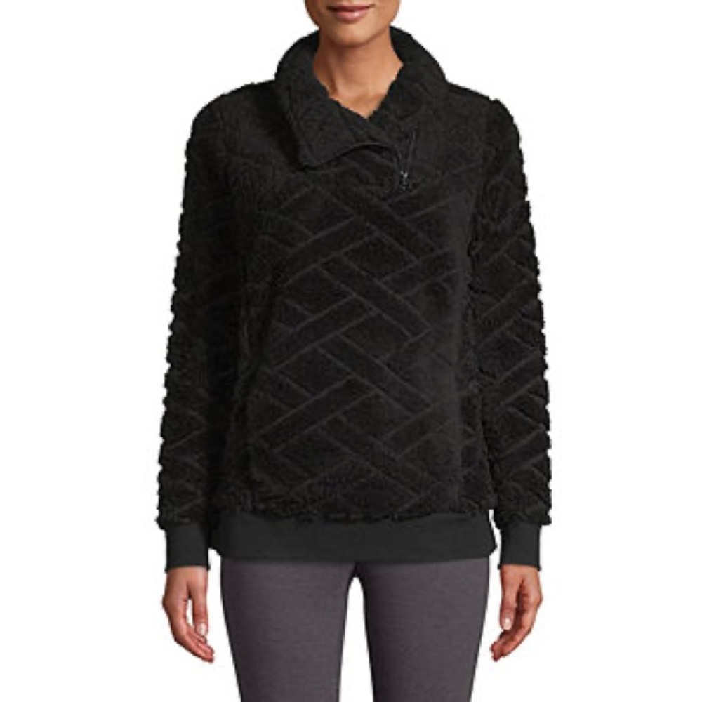 St John’s Bay black sherpa pull-over